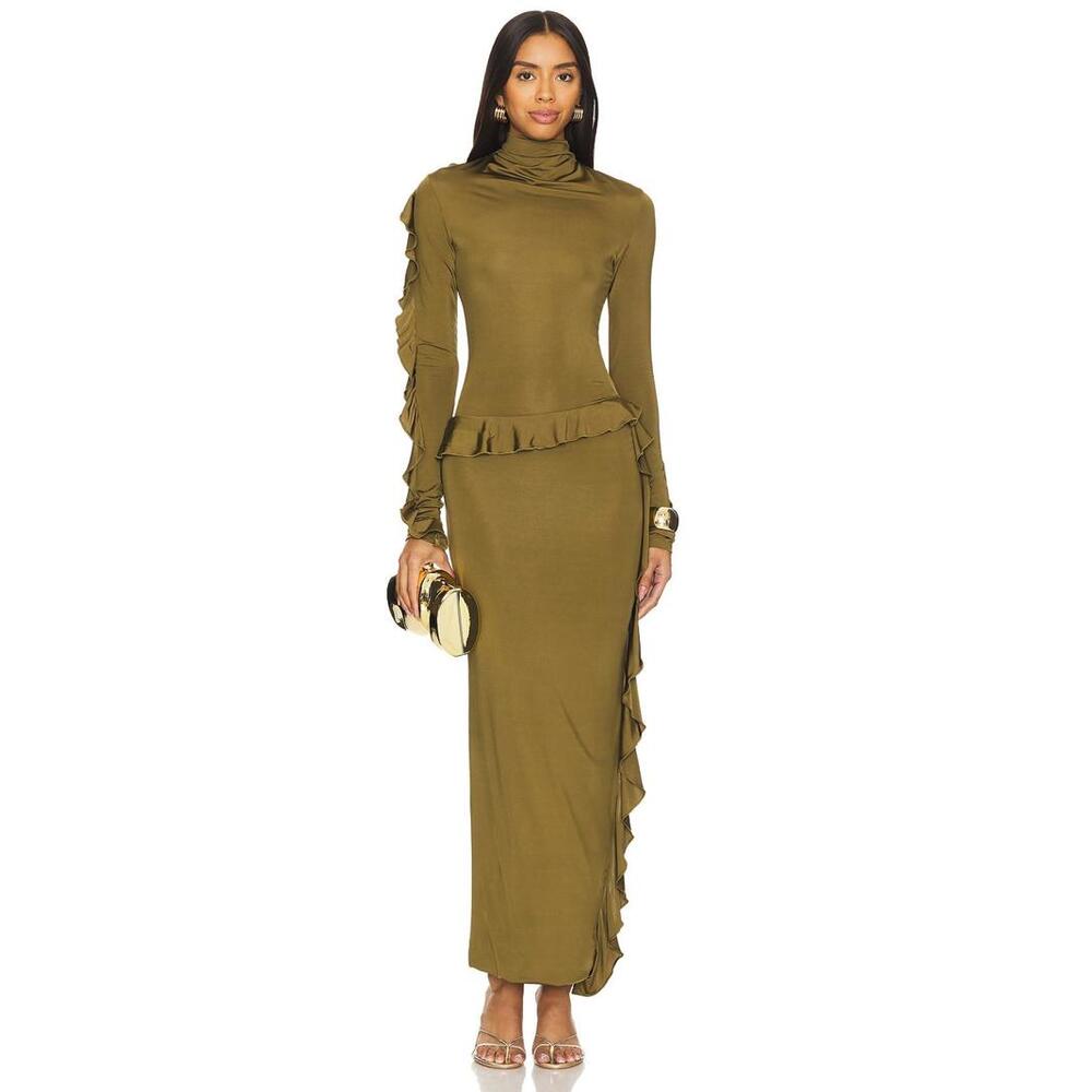 Paris Georgia MIRA DRESS long sleeve maxi